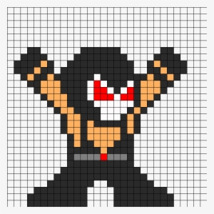 Bane Perler Bead Pattern Perler Bead Pattern / Bead - Pixel Art Batman Bane
