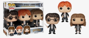 Harry, Ron & Hermione Pop Vinyl Figures 3-pack - Funko Pop Ron Weasley