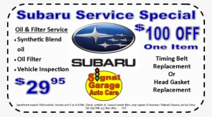 Even If All You Need Is A Subaru Oil Change, This Is