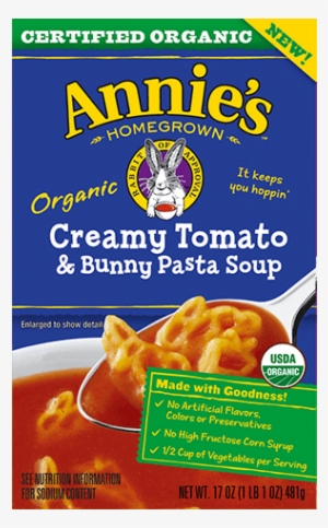 Annie's - Organic Creamy Tomato & Bunny Pasta Soup