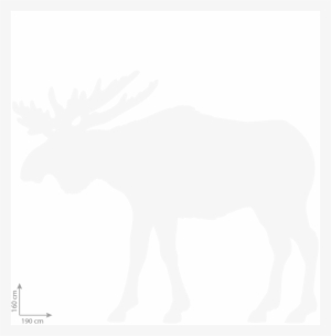 Behangbeest Eland - Behang - Muurprint - Eland Links - Breed 190 X Hoog