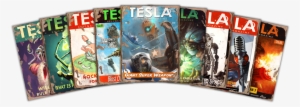 Tesla Magazine Collage - Gb Eye Fallout 4 Comics Mug