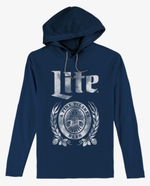 Miller Lite Hooded Jersey Tee