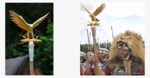 The Aquila Or The Eagle Standardleft Picture - Aquila Rome