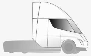 Open - Tesla Semi Truck Drawing