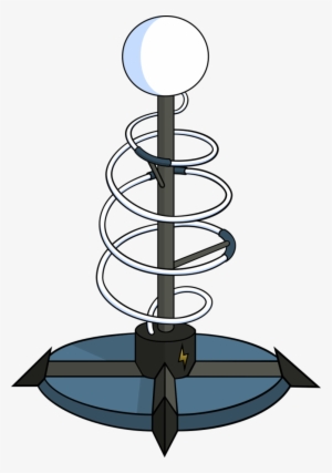 coiled clipart tesla coil - tesla coil png
