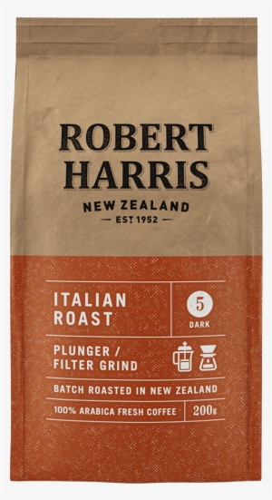 Fresh Plunger / Filter Grind Italian Roast - Robert Harris Coffee