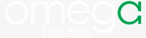 Omega Houses Logo White Green