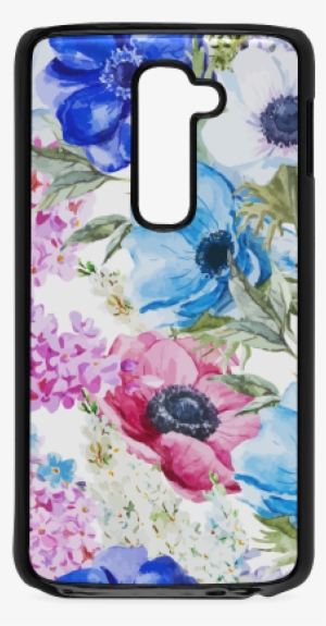 Watercolor Floral Pattern Hard Case For Lg G2 - Vintage Chic Pink Floral Beach Towel