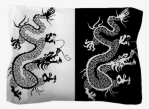 Black And White Chinese Dragon Vector - Chinese Dragon Black And White