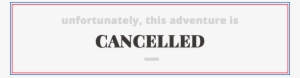 cancelled banner - appsmakerstore