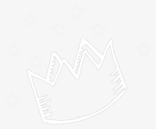 Ftestickers Crown Doodle Doodleart White Cute - Crown