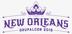Drupalcon New Orleans Logo With The Crown - Drupalcon New Orleans Logo