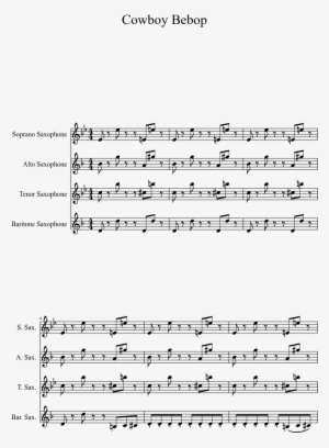 Cowboy Bebop Sheet Music 1 Of 15 Pages - Kongos Come With Me Now Nuty