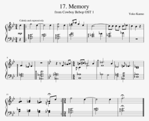 Cowboy Bebop - Memory - Piano