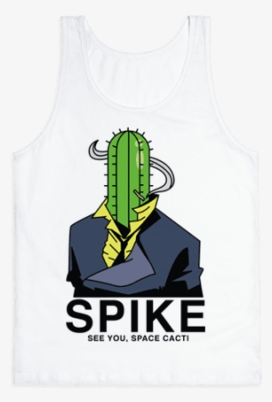 spike cactus cowboy bebop tank top - t-shirt