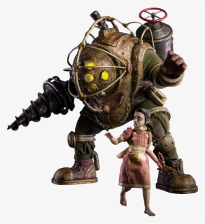 Big Daddy & Little Sister 1/6th Scale Action Figure - Threezero Big Daddy And Little Sister 1:6 Scale Figure