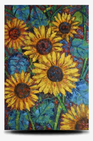 Girasoles, 36×24″ - Sunflower