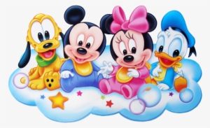 Disney Baby Characters Include Mickey Mouse,minnie - Minnie E Mickey Baby