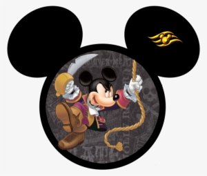 Pirate W Logo Dc - Pirates In Mickey Head Silhouette