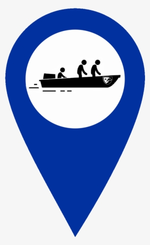 Sdia Blue Boat Rescue Map Marker - Bicycle