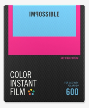 Coloured Film For Polaroid 600 Type Cameras - 600 Film Impossible Project
