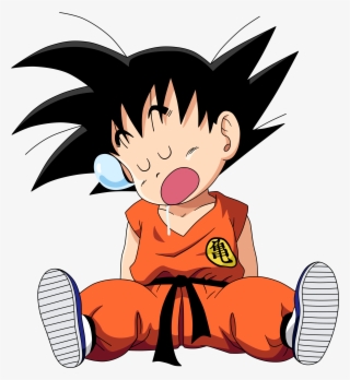 Napping Kid Goku - Goku Kid
