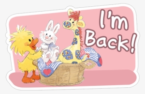 Be Right Back Transparent Png Sticker - Suzy's Zoo