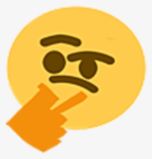 Discord Thinking Emoji Png - Thinking Face Meme Emoji
