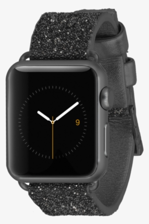 shop the latest styles and colors for apple watch bands - black sparkle apple watch band