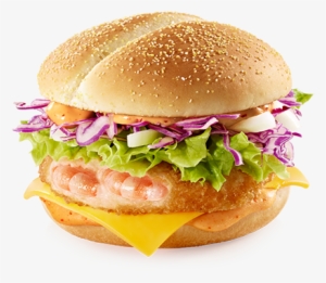 Burger Png Image Transparent - Ebi Filet O Shrimp Burger