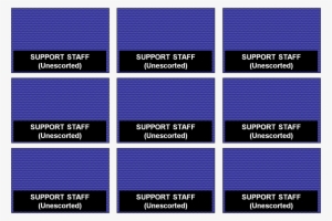 Support Staff Badges (png) - Parallel