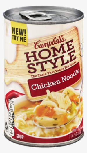 Chicken Noodle Soup Can Chunky - Campbells Home Style Soup, Maryland-style Crab - 18.6