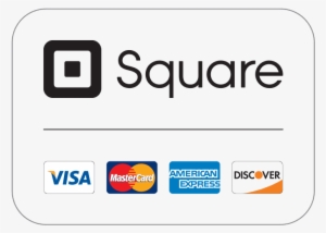 Square Credit Card Logos - Credit Card Accepted Sign Square
