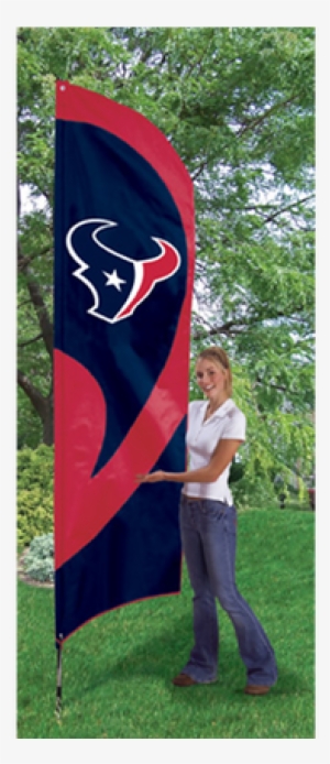 Houston Texans Nfl Huge Vertical Indoor Outdoor Flag - Houston Texans