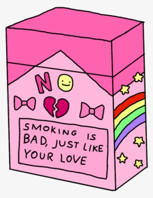 Smoking Smoke No Bow Heart Rainbow Star Stars Bad Love - Smoking