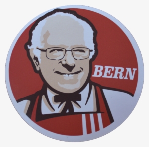Berny Sanders Parody Sticker - Cartoon