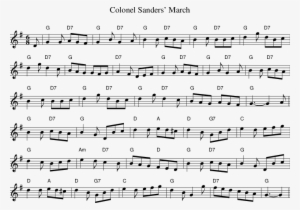 Listen To Colonel Sanders' March - Sheet Music