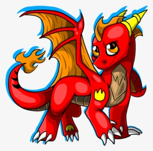 Chibi Blaze By Red On Deviantart - Red Dragon Transparent Cartoon