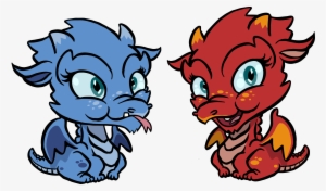 Cute Dragons Chibi Kids Clipart Png - Baby Dragon Clip Art