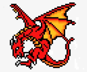 Red Dragon - No Copyright Pixel Art