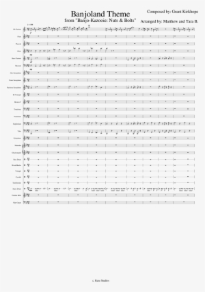 Banjoland Theme Sheet Music Composed By Composed By - Document