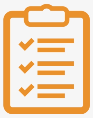 [checklist Icon] - Orange Check List Icon