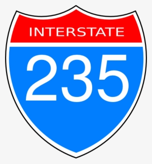 How To Set Use Interstate 235 Road Sign Clipart