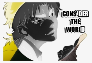 Consi Der The World Dio Brando Human Hair Color Anime - Consider Za Warudo