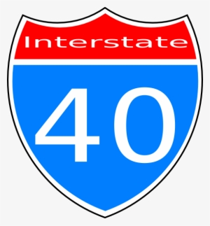 interstate sign vector