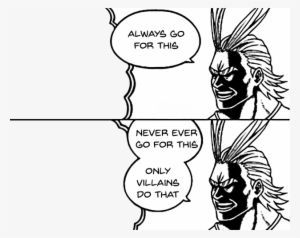 Always Go For This Never Ever Go For This Only Villains - Only Villains Do That Template