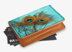 Dailyobjects 3 Peacock Feathers Card Wallet Buy Online - Business Card