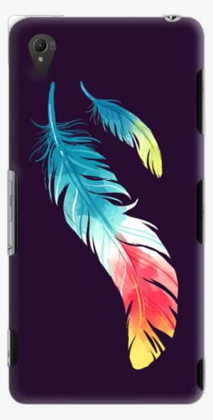 Feather In Colors Case - Feather Samsung Galaxy S8 Slim Case By Freeminds