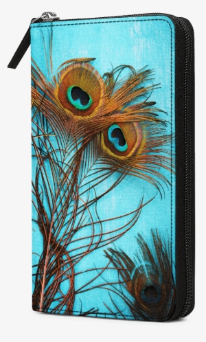 Dailyobjects 3 Peacock Feathers Travel Organiser Passport - 3 Peacock Feathers Bathroom Shower Curtain - 71" By